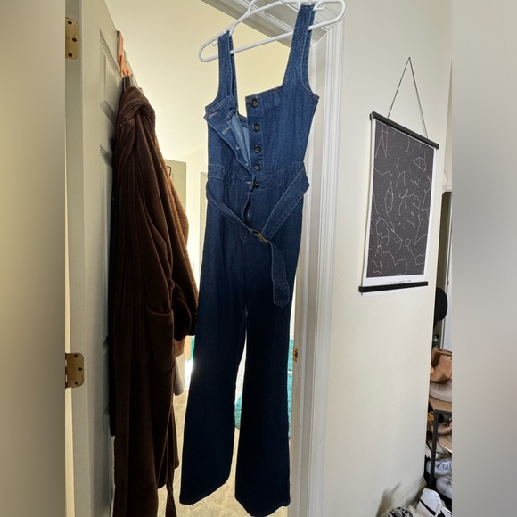 BDG Urban Outfitters Denim Romper w Buckle Detail - Picture 2 of 4